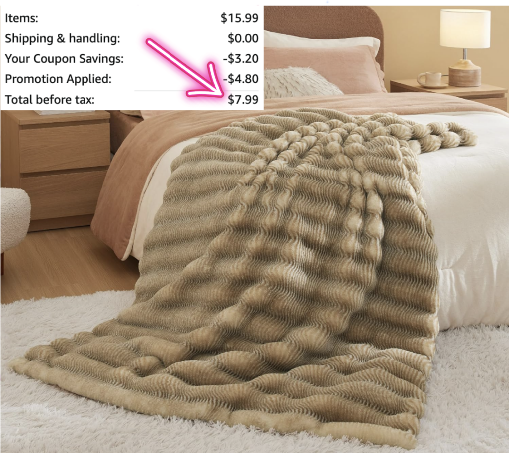 Bedsure Faux Fur Blanket!